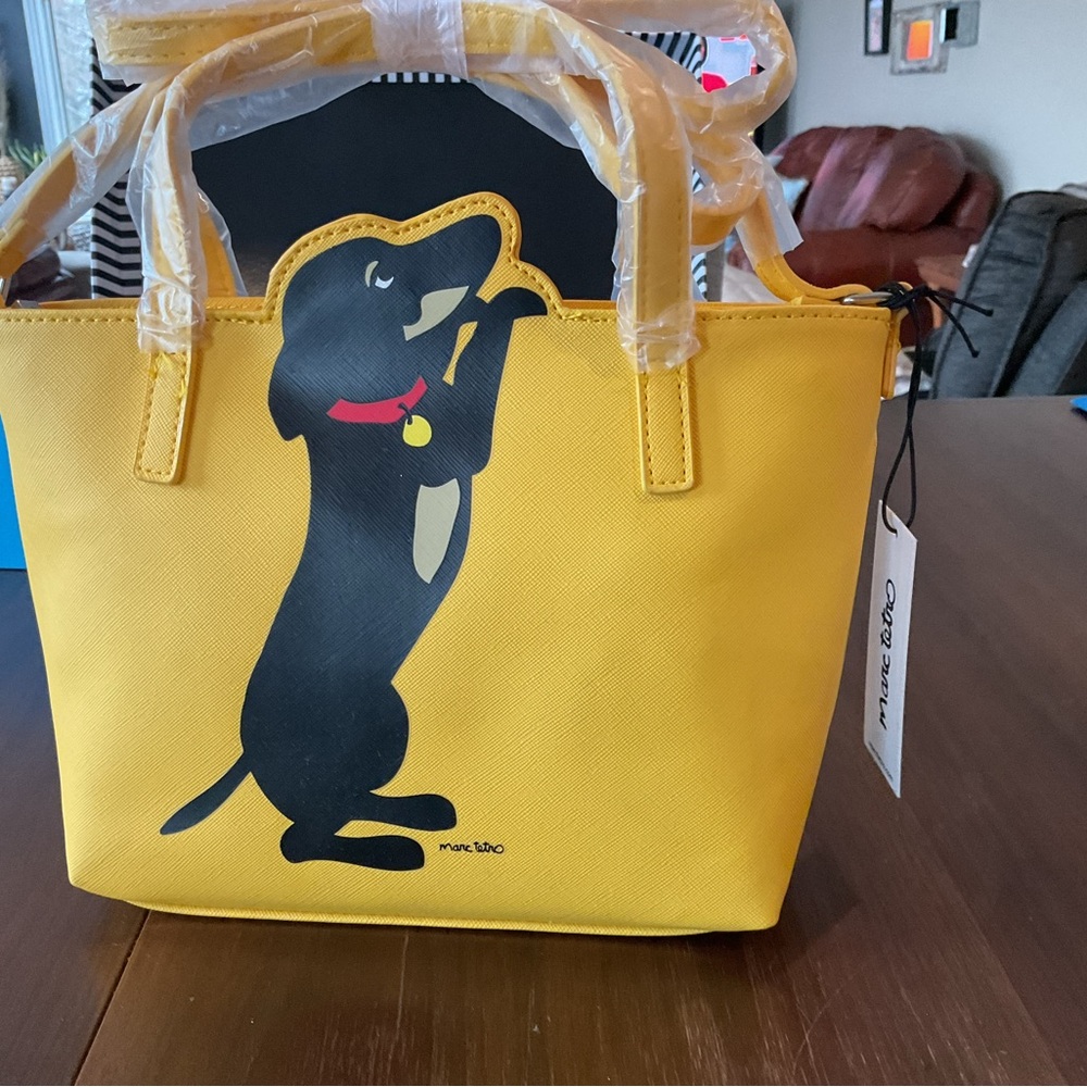 Marc Tetro Dachshund Purse and wristlet